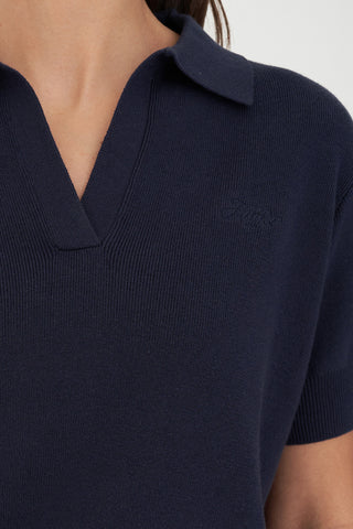 CLASSIC SS KNIT POLO NAVY