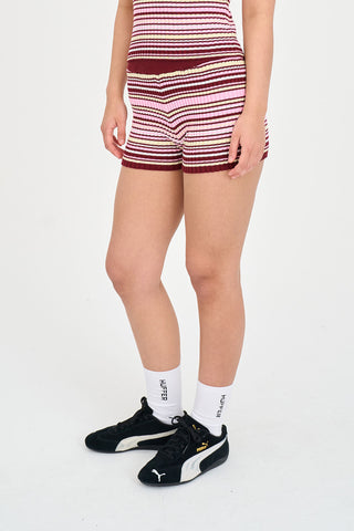 AMBROSIA KNIT SHORT PINK MULTI