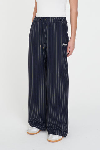STRIPE HAILEY TRACKPANT NAVY