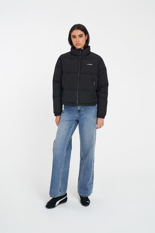 WMNS HFR TRACK PUFFER JKT BLACK