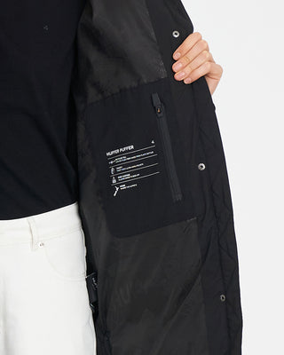 WMNS LONGLINE PUFFER JACKET BLACK