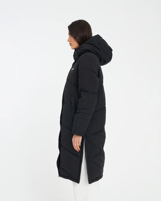 WMNS LONGLINE PUFFER JACKET BLACK