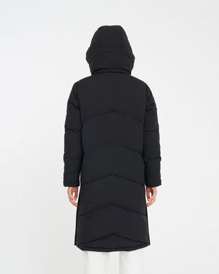 WMNS LONGLINE PUFFER JACKET BLACK