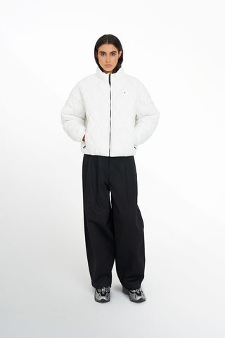 WMNS QUILTED LOFT JACKET WHITE