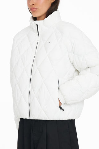 WMNS QUILTED LOFT JACKET WHITE