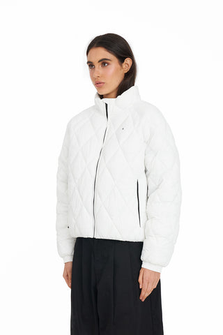 WMNS QUILTED LOFT JACKET WHITE