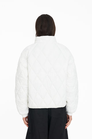 WMNS QUILTED LOFT JACKET WHITE
