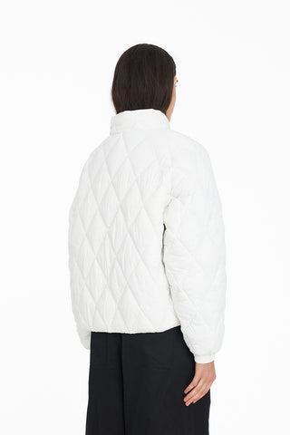 WMNS QUILTED LOFT JACKET WHITE