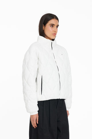 WMNS QUILTED LOFT JACKET WHITE