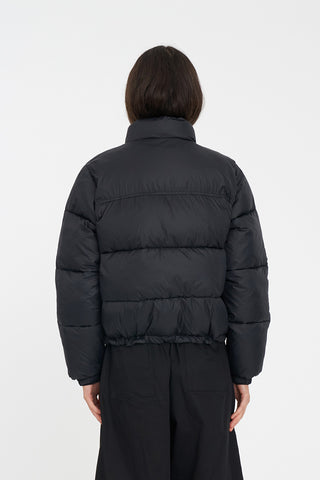WOMENS RIDER PUFFER JACKET BLACK