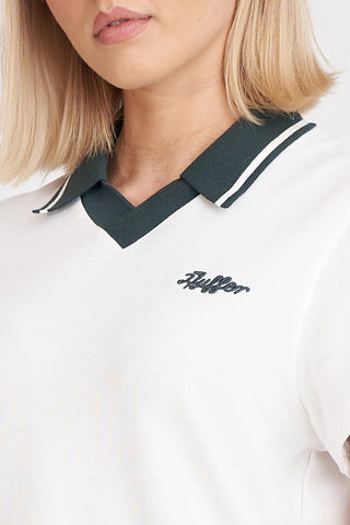 WOMENS BIRDIE SS POLO CHALK