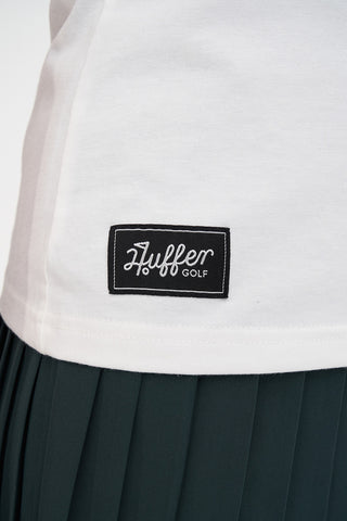 WOMENS TECH BIRDIE SS POLO CHALK