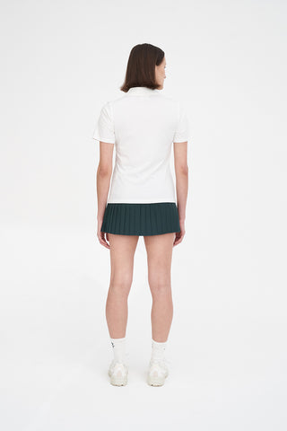 WOMENS TECH BIRDIE SS POLO CHALK
