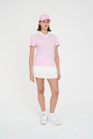 WOMENS BIRDIE SS POLO/PAR 97 PETAL