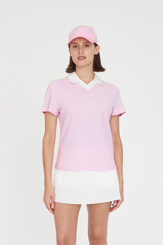 WOMENS BIRDIE SS POLO/PAR 97 PETAL
