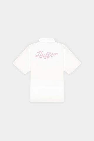 WOMENS BIRDIE SS POLO/PAR 97 CHALK/PETAL