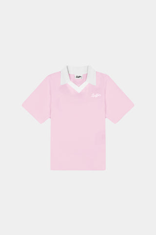 WOMENS BIRDIE SS POLO/PAR 97 PETAL