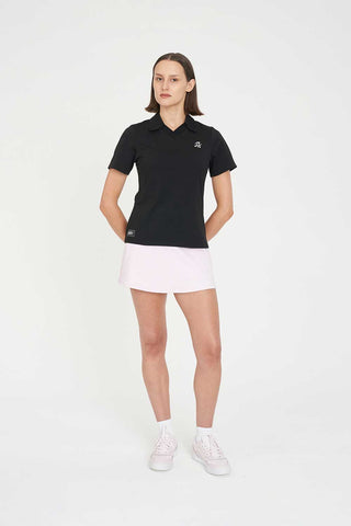 WOMENS TECH BIRDIE SS POLO BLACK