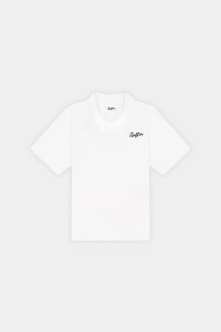 WOMENS TECH BIRDIE SS POLO CHALK