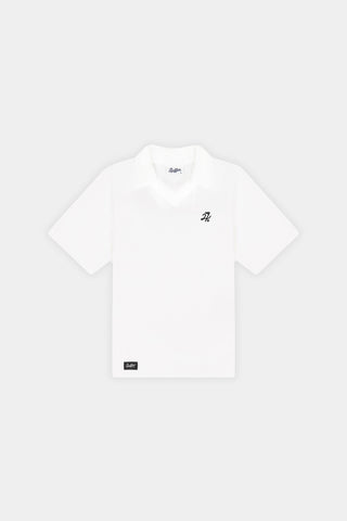 WOMENS TECH BIRDIE SS POLO CHALK
