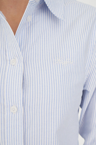 CLASSIC STRIPE OXFORD SHIRT BLUE