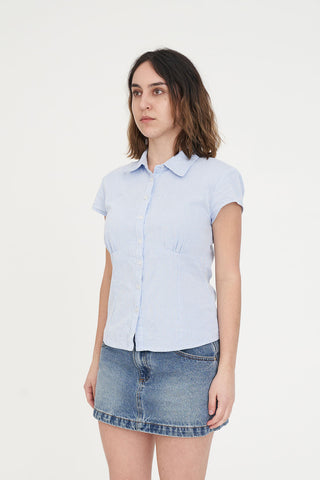 LUCY BLOUSE BAY BLUE