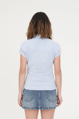 LUCY BLOUSE BAY BLUE
