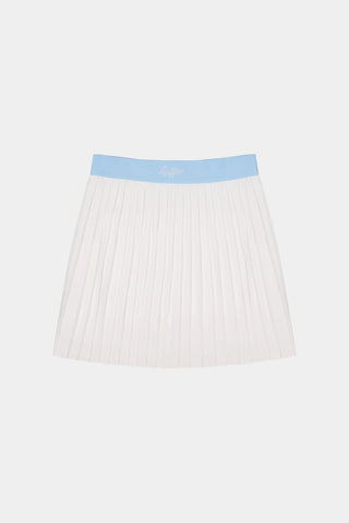 BIRDIE PLEATED GOLF SKORT CHALK