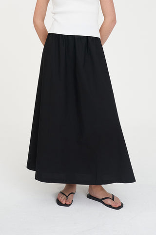 ABBI MAXI SKIRT BLACK
