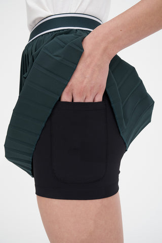 BIRDIE PLEATED GOLF SKORT GOLF GREEN