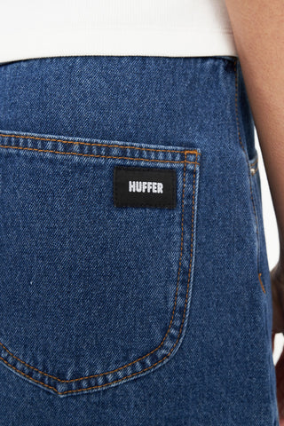 97 DENIM MINI SKIRT RODEO BLUE