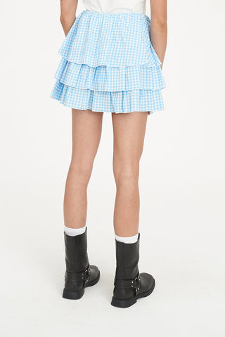 CATALINA RARA MINI SKIRT BLUE/CHALK