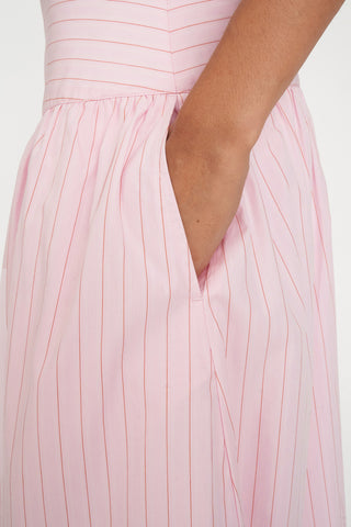 STRIPE ASHTON SKIRT PETAL STRIPE