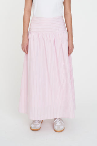 SPRINT STRIPE ASHTON SKIRT PETAL