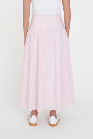 SPRINT STRIPE ASHTON SKIRT PETAL