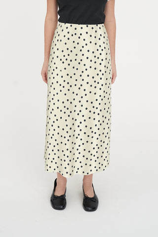 DAWN MIDI SKIRT BUTTER