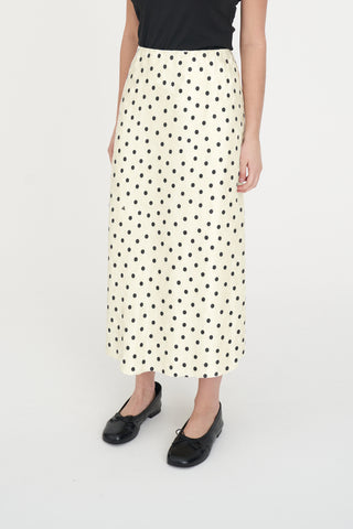 DAWN MIDI SKIRT BUTTER