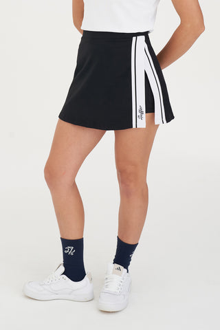 ANGLE SPLIT SKORT BLACK