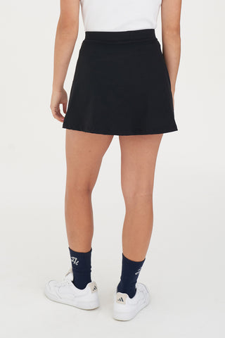 ANGLE SPLIT SKORT BLACK