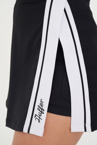 ANGLE SPLIT SKORT BLACK