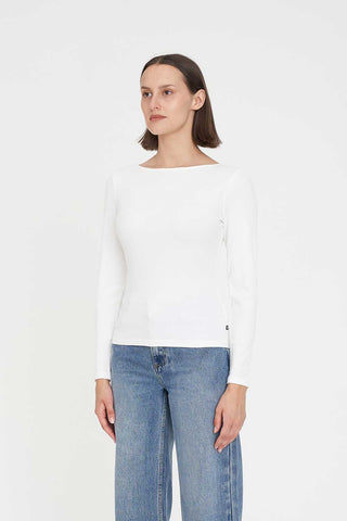 365 LS JERSEY TOP CHALK