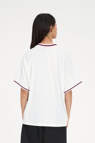 WMNS FOOTBALL TEE CHALK