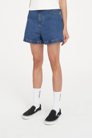 WREN DENIM SHORT RODEO BLUE