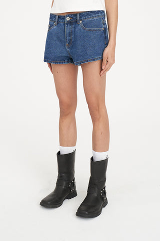 DENIM MICRO SHORT RODEO BLUE