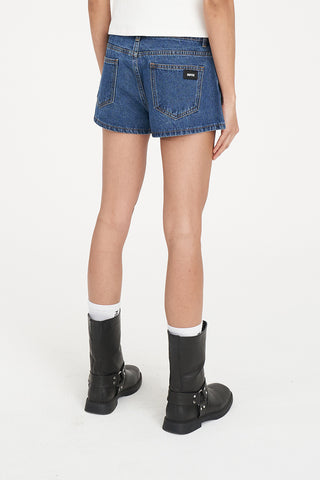 DENIM MICRO SHORT RODEO BLUE