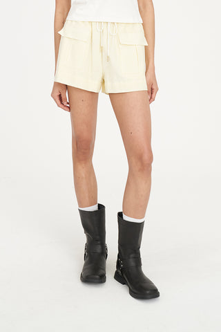 CRUISE SKIPPER SHORT BUTTER/CHALK