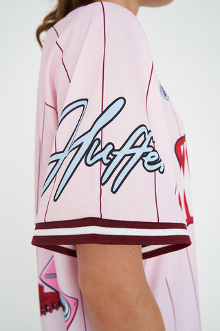 WMNS FOOTBALL TEE/ALWAYS FRESH PETAL