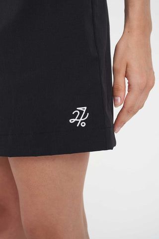 WOMENS BIRDIE LONGLINE SHORT BLACK