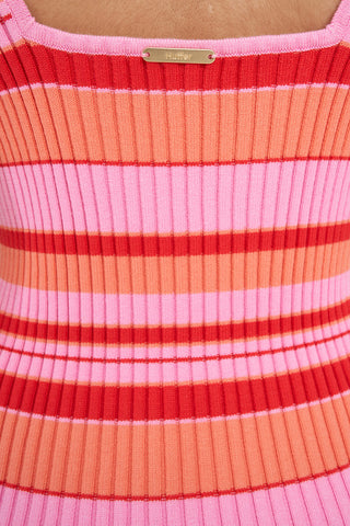 KYRA STRIPE RIB TANK HEATWAVE