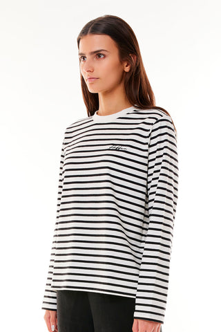 OUI OUI LS FREE TEE BLACK/CHALK